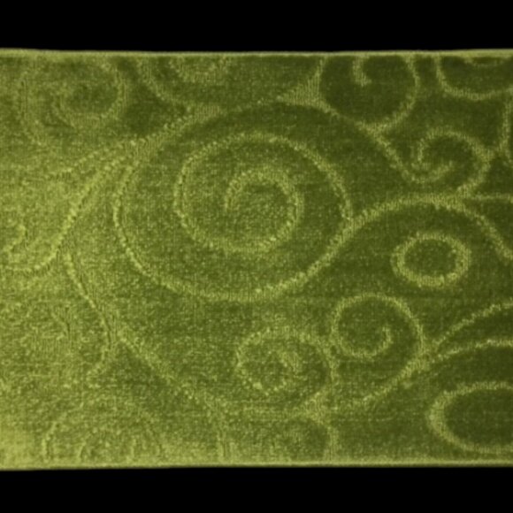 Scroll 18X30'' Accent Rug Non-Slip Green - Picture 2 of 9